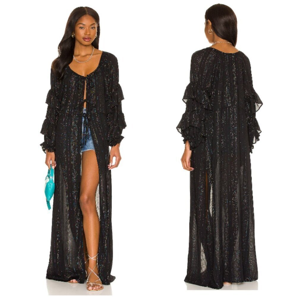 NWT Jen's Pirate Booty | The Revolution Kimono in Electric Avenue Midnight